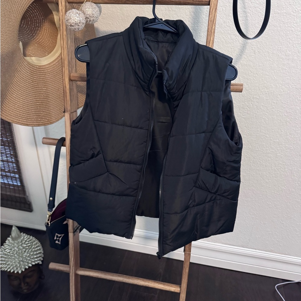 Black Puffer Vest